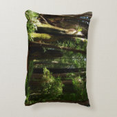 レッドウッド国立公園のレッドウッズとシダ アクセントクッション (裏面(縦))