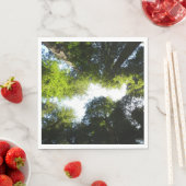 レッドウッド国立公園のレッドウッドの木の輪 スタンダードランチョンナプキン (インサイチュ)