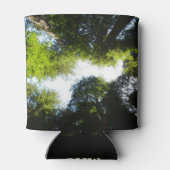 レッドウッド国立公園のレッドウッドの木の輪 缶クーラー (裏面)