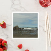 レッドウッド国立公園の太平洋海岸線 スタンダードカクテルナプキン (インサイチュ)