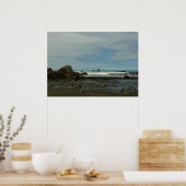 レッドウッド国立公園の太平洋海岸線 ポスター (キッチン)