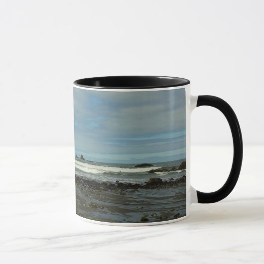 レッドウッド国立公園の太平洋海岸線 マグカップ (右)