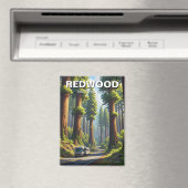 レッドウッド国立公園のRV マグネット (インサイチュ (食洗機))