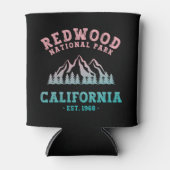 レッドウッド国立公園カリフォルニアグラデーション 缶クーラー (正面)