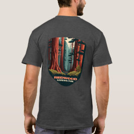 レッドウッド国立公園カリフォルニアツリーズ Tシャツ