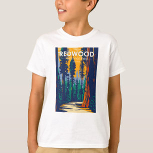 レッドウッド国立公園カリフォルニアヴィンテージ Tシャツ