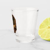 レッドウッド国立公園ミニマルレトロエンブレム ショットグラス (右)