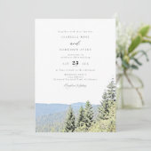 レッドウッド国立公園水彩林結婚の 招待状 (スタンド正面)