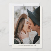 レッドウッド国立公園水彩林結婚の 招待状 (裏面)