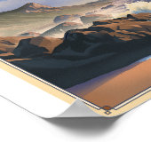 レッドウッド国立公園石造アートポスター ポスター (角)