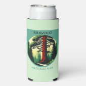レッドウッド国立公園美しいインCalifornia スリム缶クーラー (Seltzer裏面)