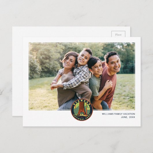 レッドウッド国立公園 ポストカード (正面/裏面)