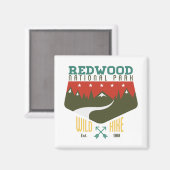 レッドウッド国立公園 マグネット (正面/裏面)