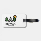 レッドウッド国立公園 ラゲッジタグ (裏面横)