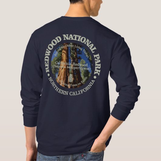 レッドウッド国立公園 Tシャツ (裏面)