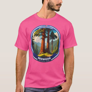 レッドウッド国立公園Usa Tシャツ