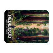 レッドウッド国立州公園,コースタルカリフォルニア マグネット (横)