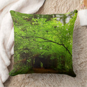 レッドウッド森林のカエデの木 クッション (ブランケット)