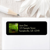 レッドウッド森林のカエデの木 ラベル (インサイチュ)