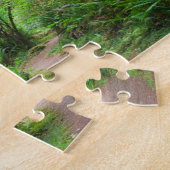 レッドウッド森林のトレイル ジグソーパズル (側面)