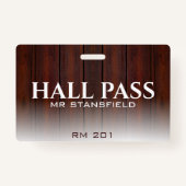 レッドウッド素朴カントリースクールクラスルームのホール峠 バッジ (正面)