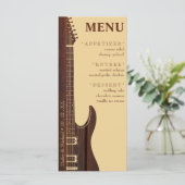 レッドウッド&タンブラウンギターウェディングレセプション メニュー (スタンド正面)