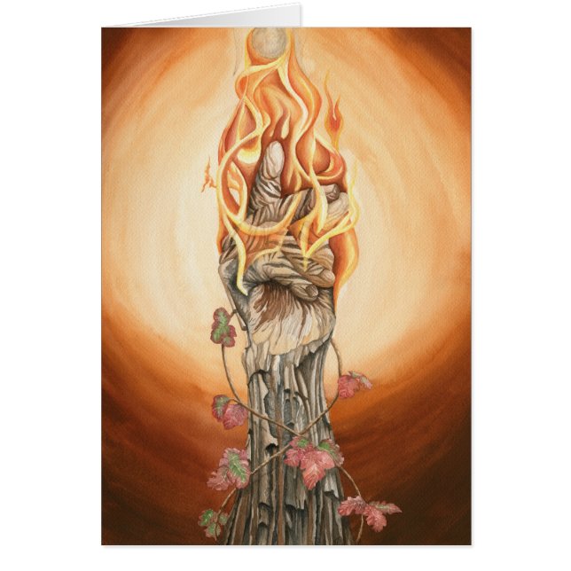 レッドウッド・ドライアド・カード (正面)