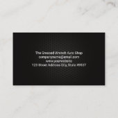 レッドエキゾチックのスポーツカー | ピストン及びギア 名刺 (裏面)