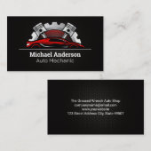 レッドエキゾチックのスポーツカー | ピストン及びギア 名刺 (正面/裏面)