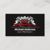 レッドエキゾチックのスポーツカー | ピストン及びギア 名刺 (正面)