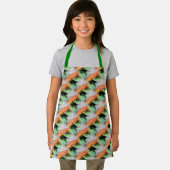 レッドエフトオレンジサラマンダー動物のパターン エプロン (インサイチュ)