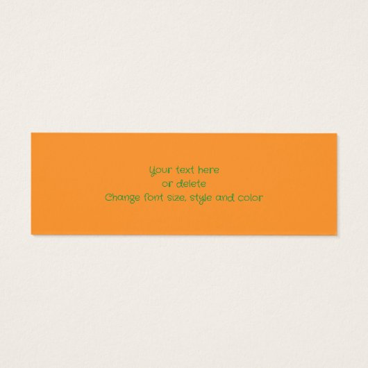 レッドエフトサラマンダー自然ミニブックマーク (裏面)