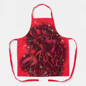 レッドエプロンブルランニングズアットスターリーナイト エプロン (正面)