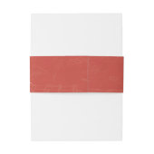 レッドエレガンスユニークフローラ結婚ズ 招待状ベリーバンド (裏面例)