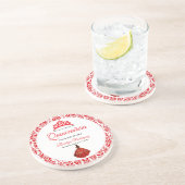 レッドエレガントク王室のンセアニラ コースター (側面)