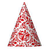 レッドエレガントク王室のンセアニラ パーティーハット (裏面)