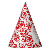 レッドエレガントク王室のンセアニラ パーティーハット (左)