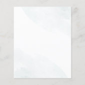 レッドエレガントグリーンクリスマスホリデーパーティー チラシ (裏面)