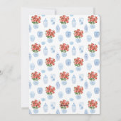 レッドエレガントグリーンブルーメリークリスマス写真 シーズンカード (裏面)