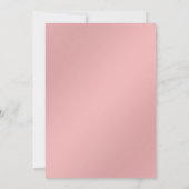 レッドエレガントピンクホリデーパーティー招待状 招待状 (裏面)