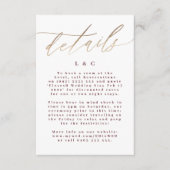 レッドエレガントブルゴーニュ情報アコモデーション金ゴールド 出欠カード (正面)