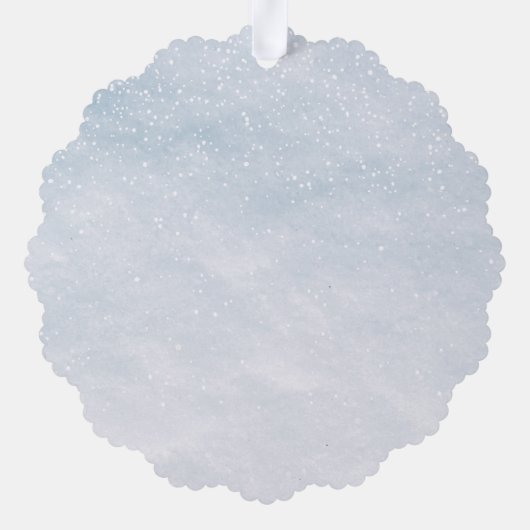 レッドエレガントリースホリーベリー金ゴールドメリークリスマス オーナメントカード (裏面)