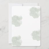 レッドエレガントローゼズ&カップルイラストレーション 招待状 (裏面)