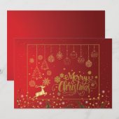 レッドエレガント・ベリ・クリスマス (正面/裏面)
