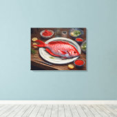 レッドエンペー絵を描ス – キャンバスプリントプリント キャンバスプリント (インサイチュ (ウッドフロア))