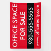 レッドオフィス宇宙商業地実在区 横断幕 (縦)