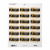 レッドオレンジキツネ ラベル (フルシート)