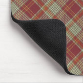 レッドオレンジプレイドマウスパッド マウスパッド (コーナー)