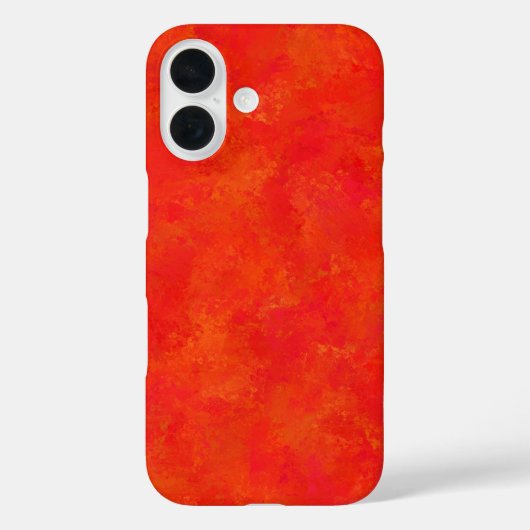レッドオレンジ抽象パターン Case-Mate iPhoneケース (裏面)