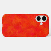 レッドオレンジ抽象パターン Case-Mate iPhoneケース (裏面 (横))